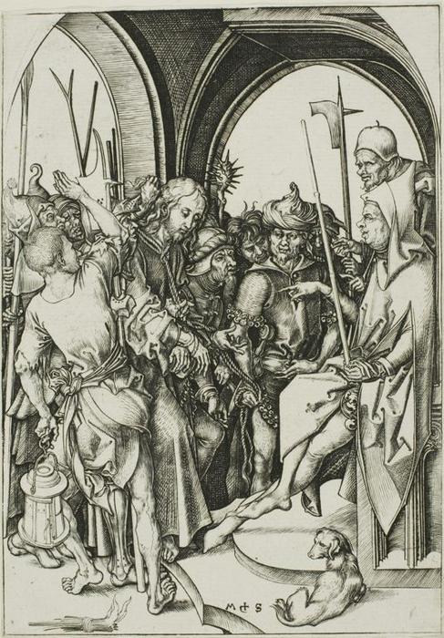 Chirst Before Annas — Martin Schongauer