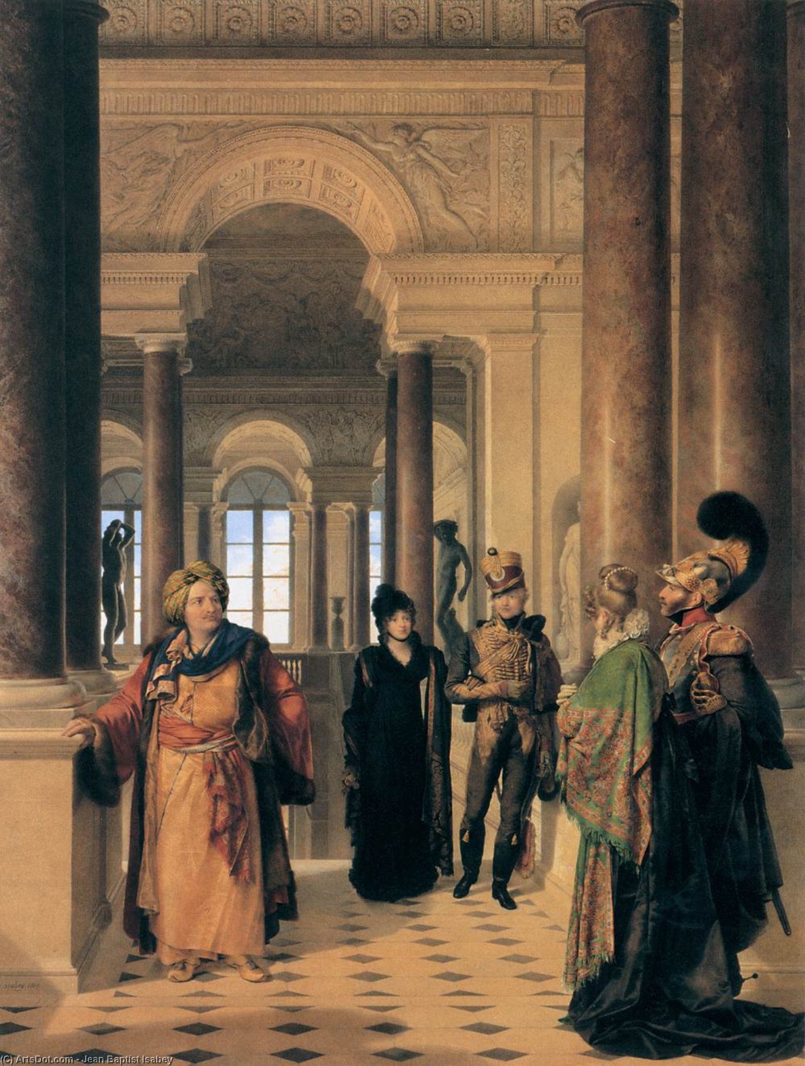 Das Museumstreppenhaus — Jean-baptiste Isabey