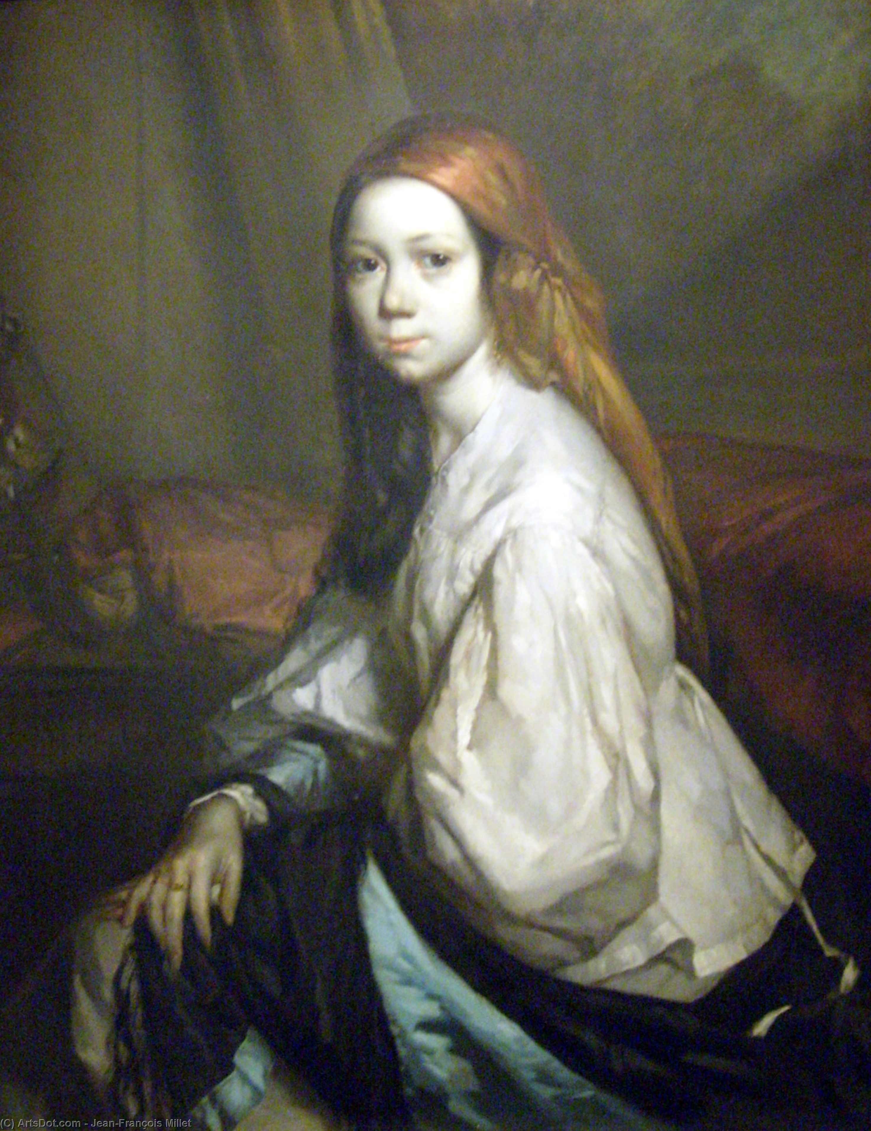 Portrait Of Pauline Ono — Jean-françois Millet