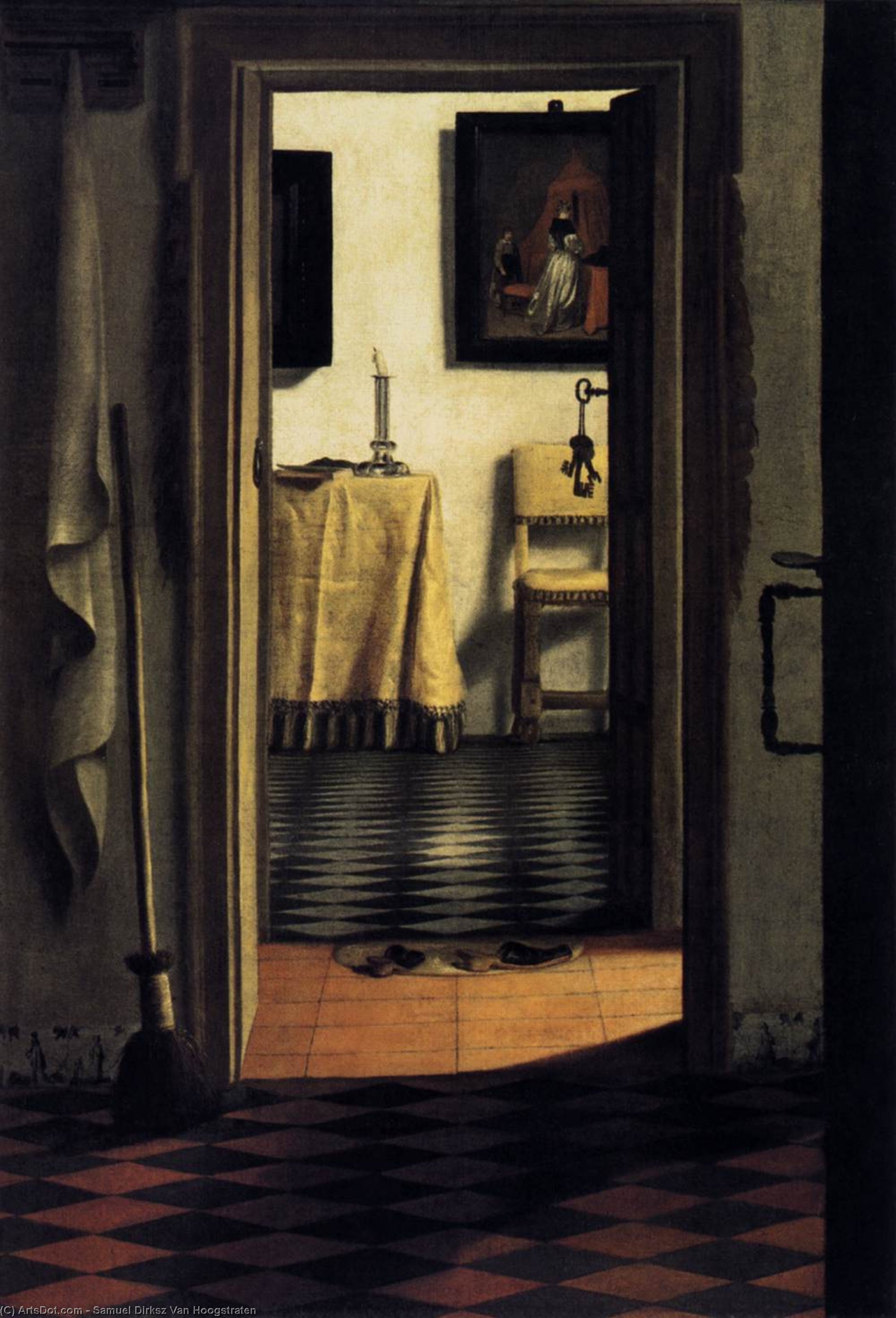 View Of A Corridor — Samuel Dirksz Van Hoogstraten