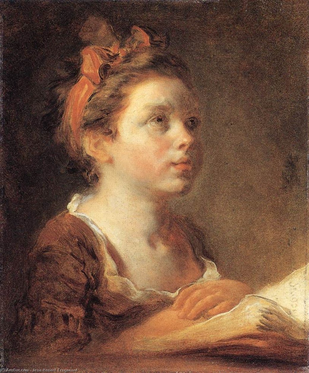 A Young Scholar — Jean-honoré Fragonard