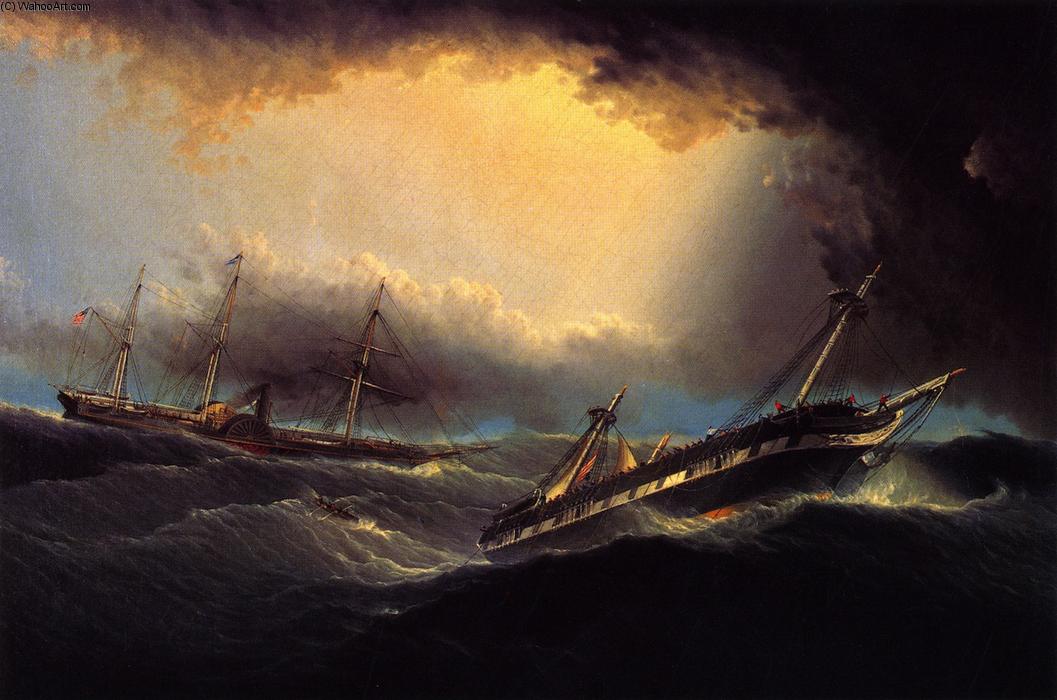 The Washington'' Rescuing The Passengers And Crew Of The ''winchester'''' — James Edward Buttersworth