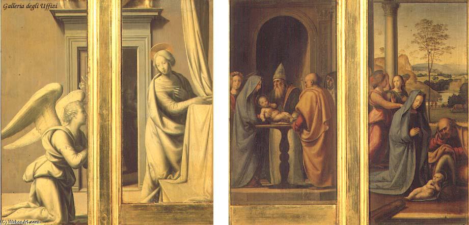 The Annunciation (front), Circumcision And Nativity (back) — Fra Bartolomeo