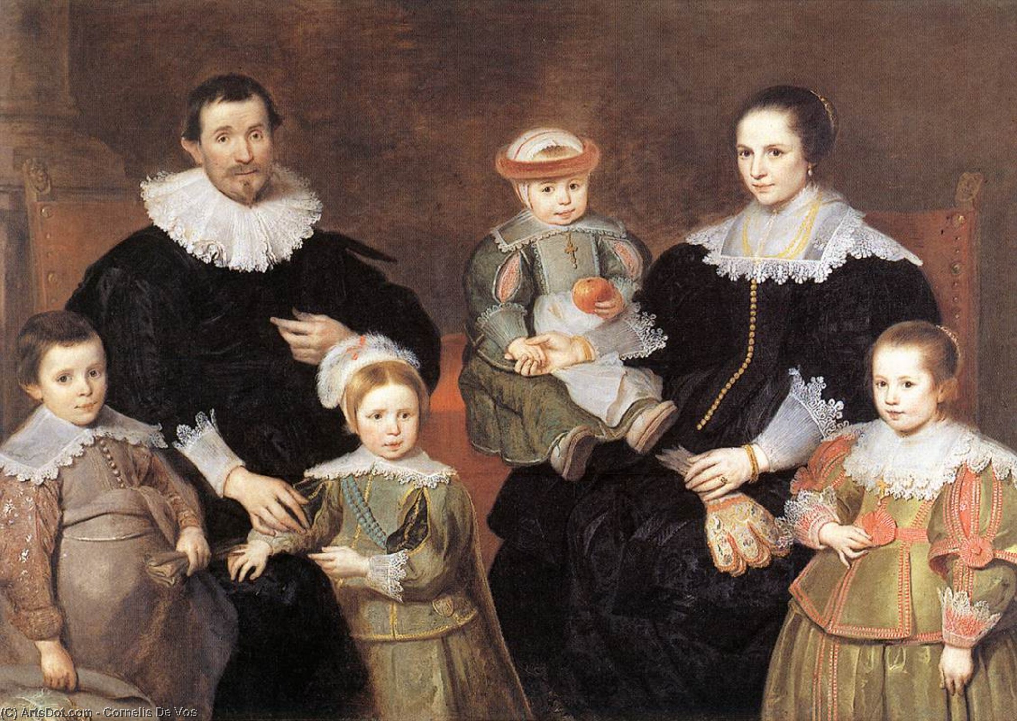 The Family Of The Artist — Cornelis De Vos