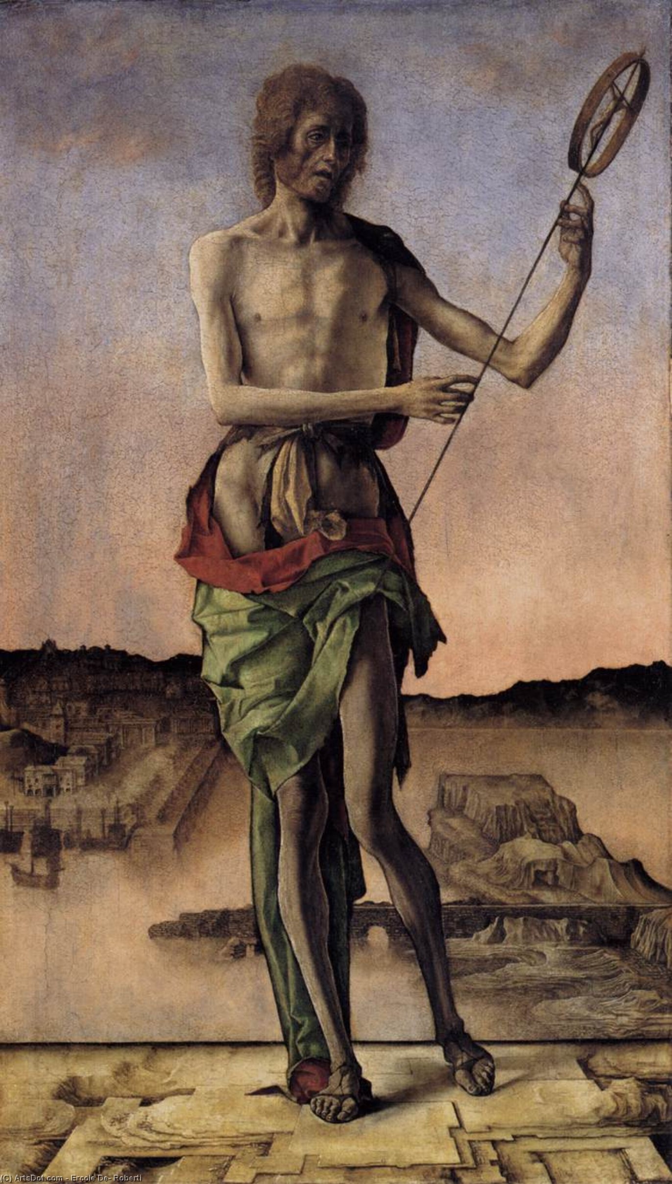 St John The Baptist — Ercole De' Roberti