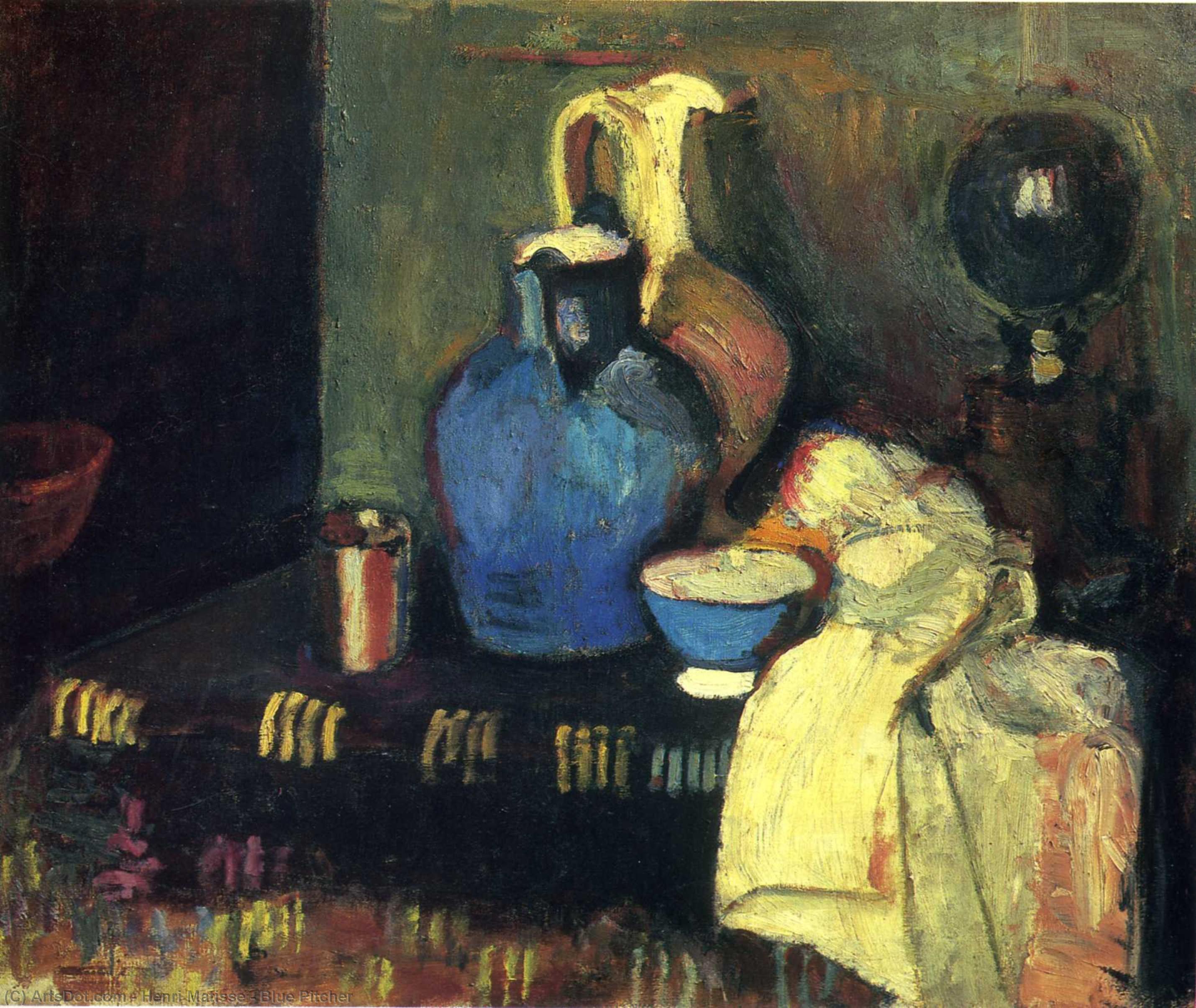 Blue Pitcher — Henri Matisse
