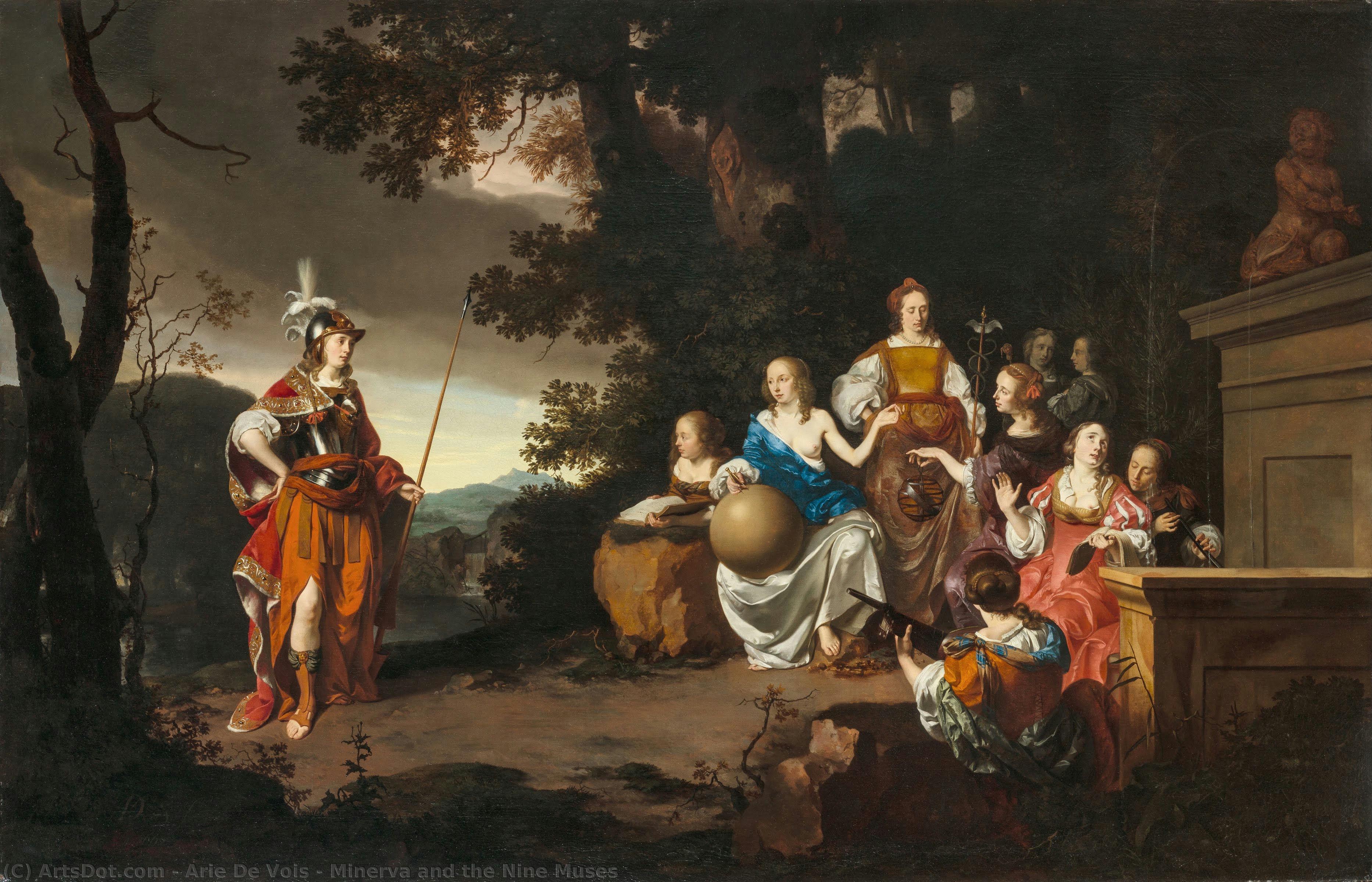 Minerva And The Nine Muses — Arie De Vois