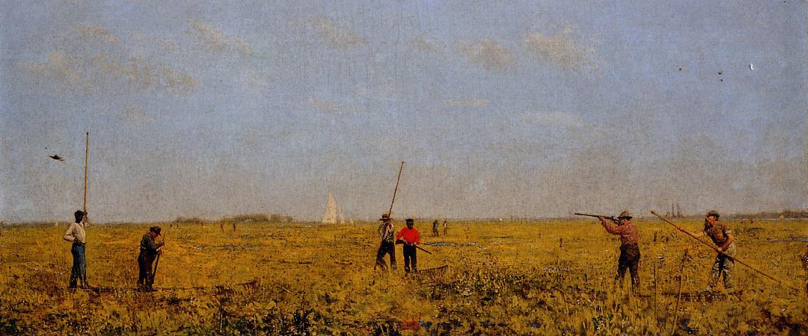 Pushing For Rail — Thomas Eakins