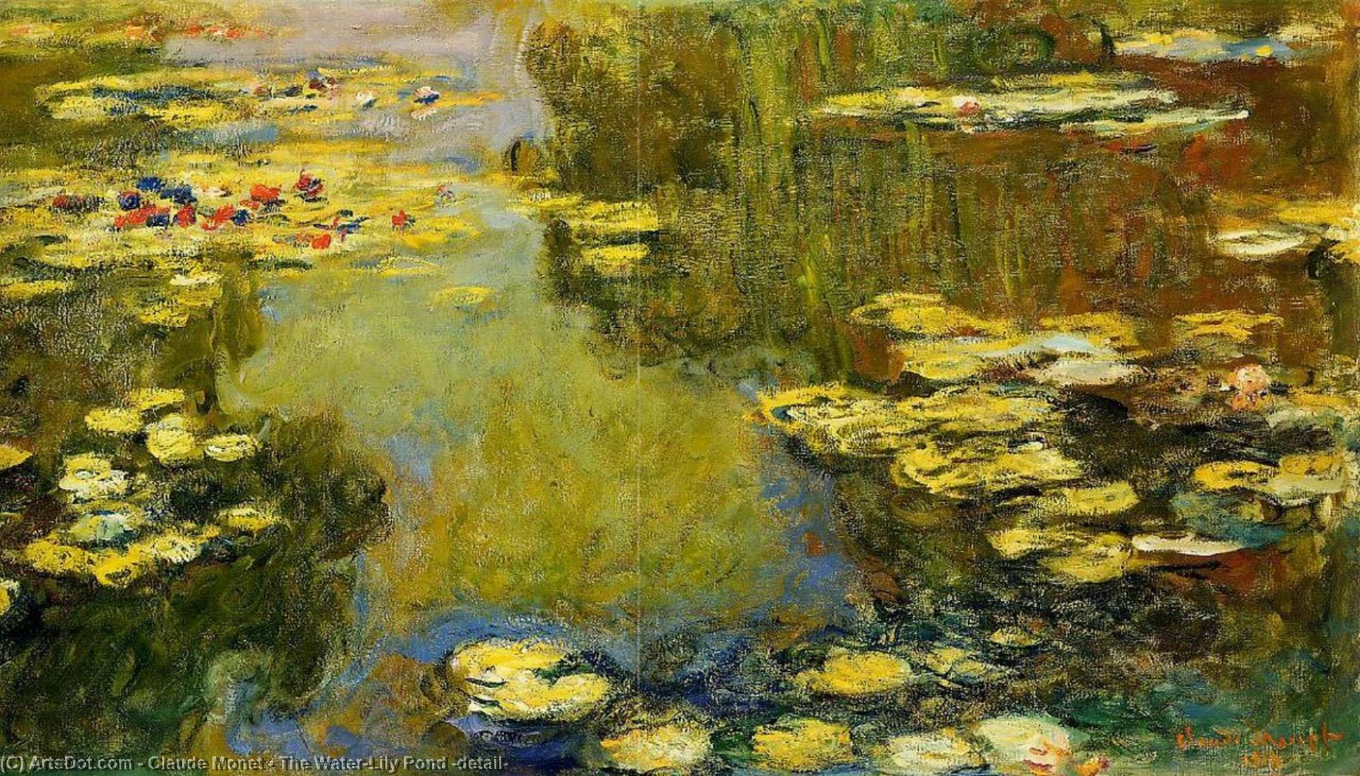 The Water-lily Pond (detail) — Claude Monet