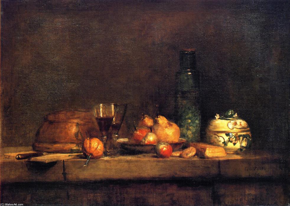 The Jar Of Olives — Jean-baptiste-siméon Chardin