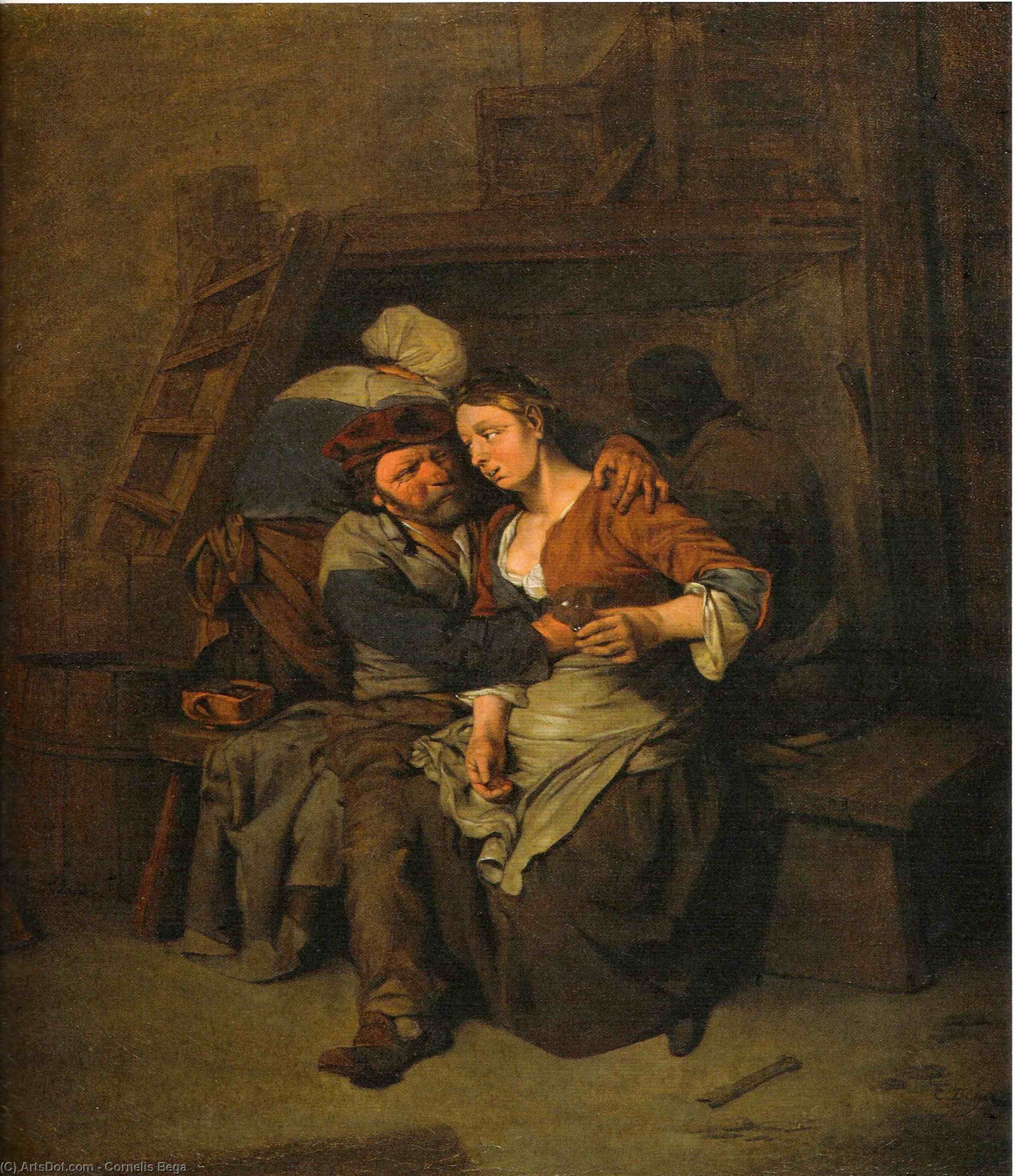 Couple In Love — Cornelis Pietersz Bega