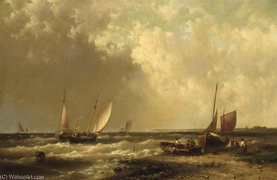 Shipping Off The Coast — Abraham Hulk Senior