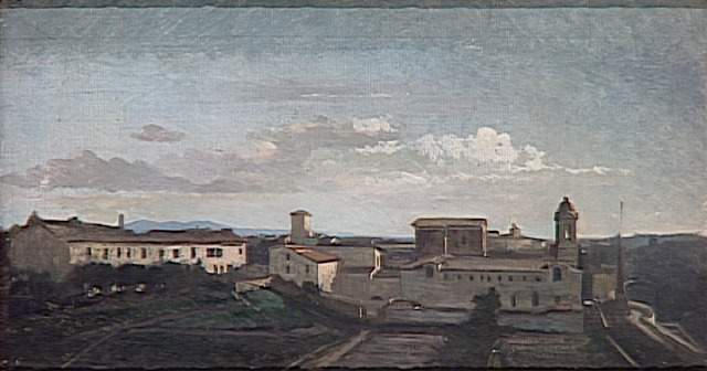 Rome, La Trinite Des Monts — Ernest Hébert (antoine Auguste Ernest Hebert)