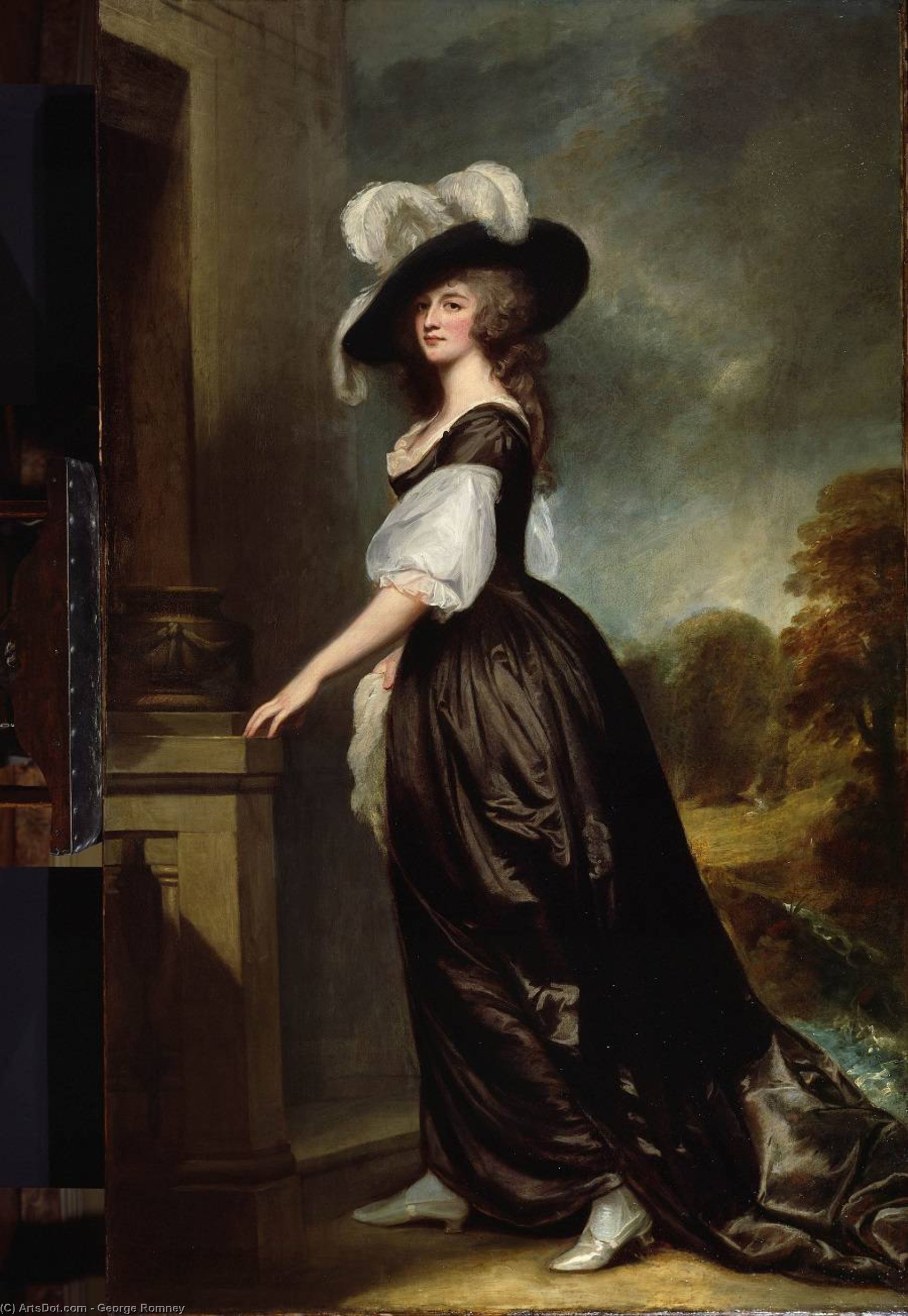 Charlotte, Lady Milnes — George Romney