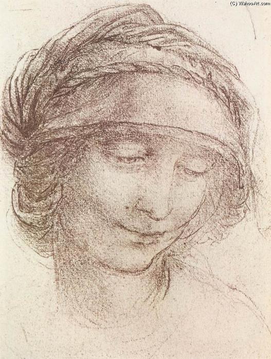 Head Of A Woman — Leonardo Da Vinci