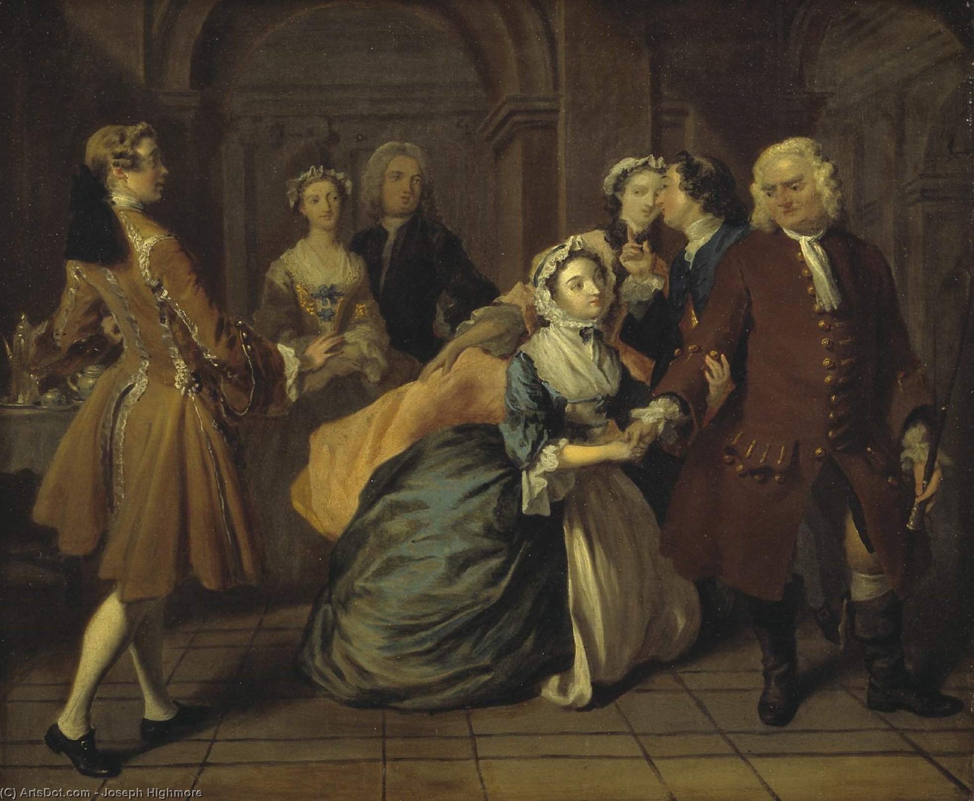 Pamela Asks Sir Jacob Swinford's Blessing — Joseph Highmore