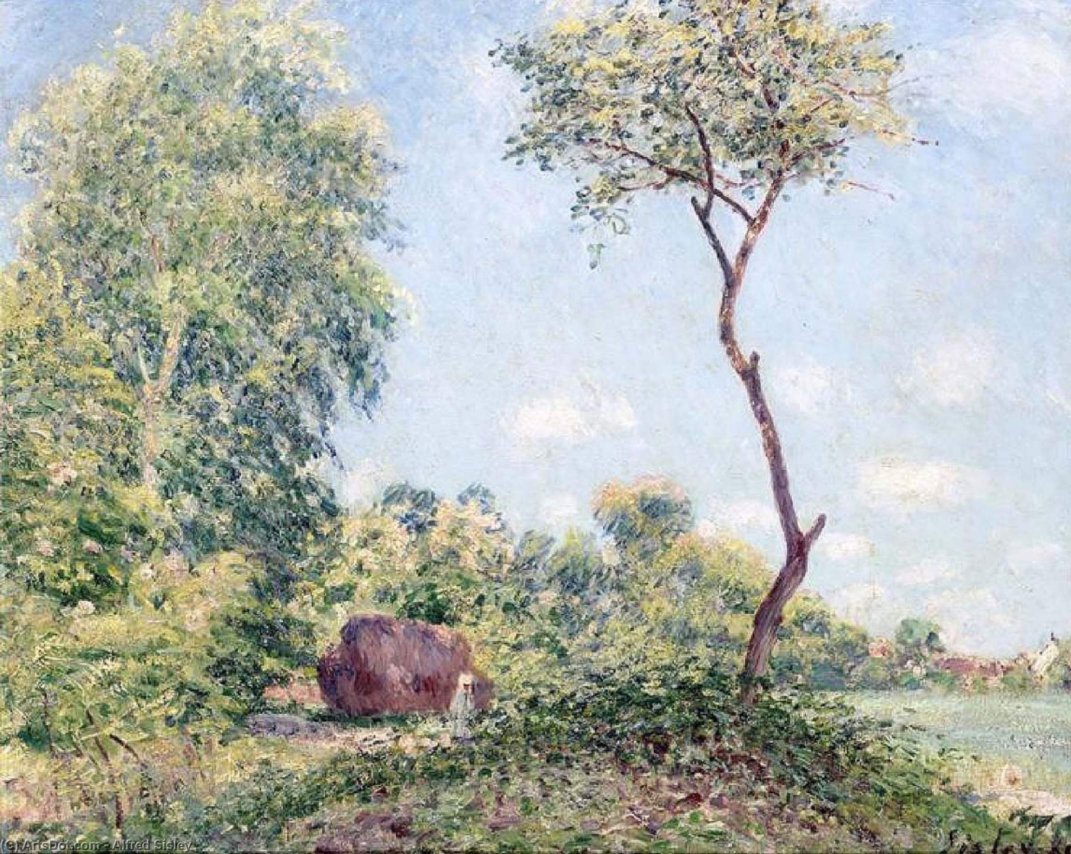Spring With Acacias — Alfred Sisley