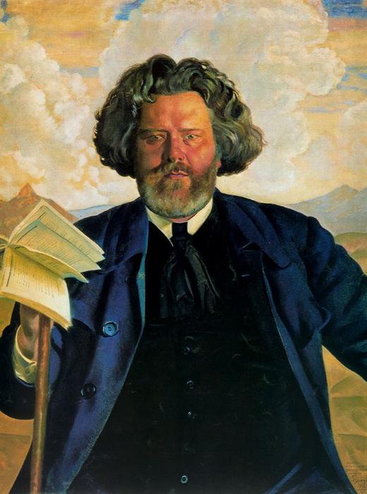 Portrait Of Maximilian Voloshin — Boris Mikhailovich Kustodiev
