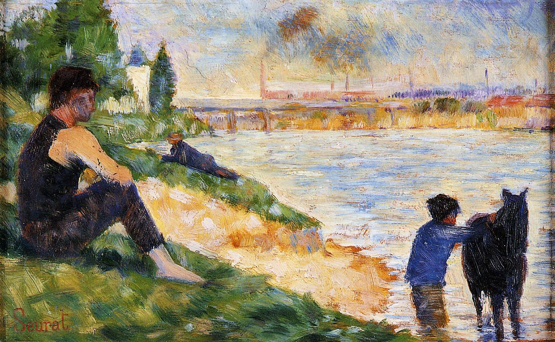 The Black Horse — Georges Seurat