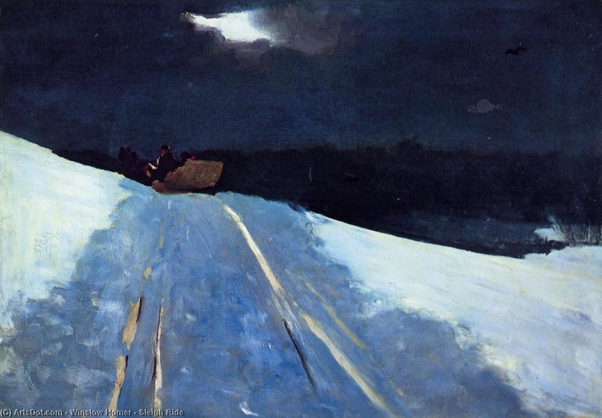 Sleigh Ride — Winslow Homer