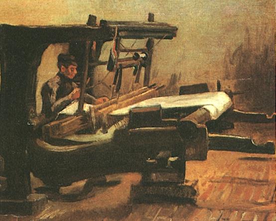 Weaver Facing Right — Vincent Willem Van Gogh