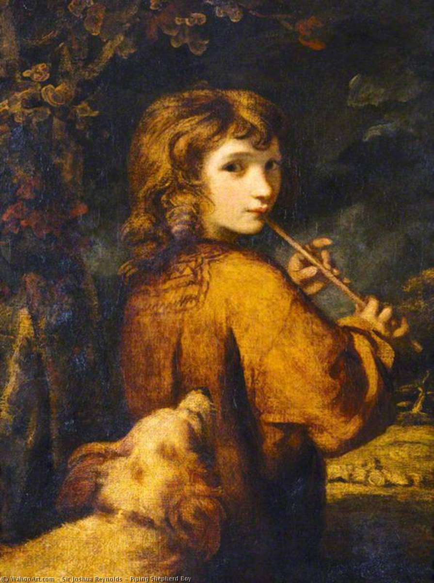 Piping Shepherd Boy — Sir Joshua Reynolds