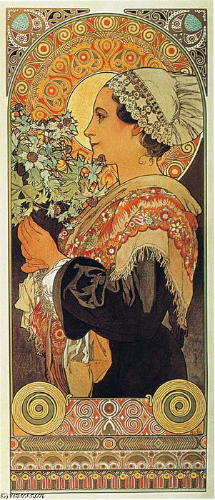 Thistle From The Sands — Alphonse Mucha