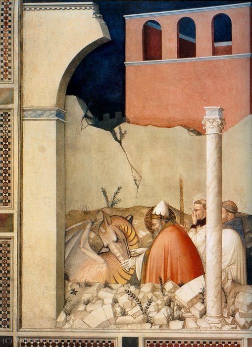 Fresco From Santa Croce(detail) — Maso Di Banco