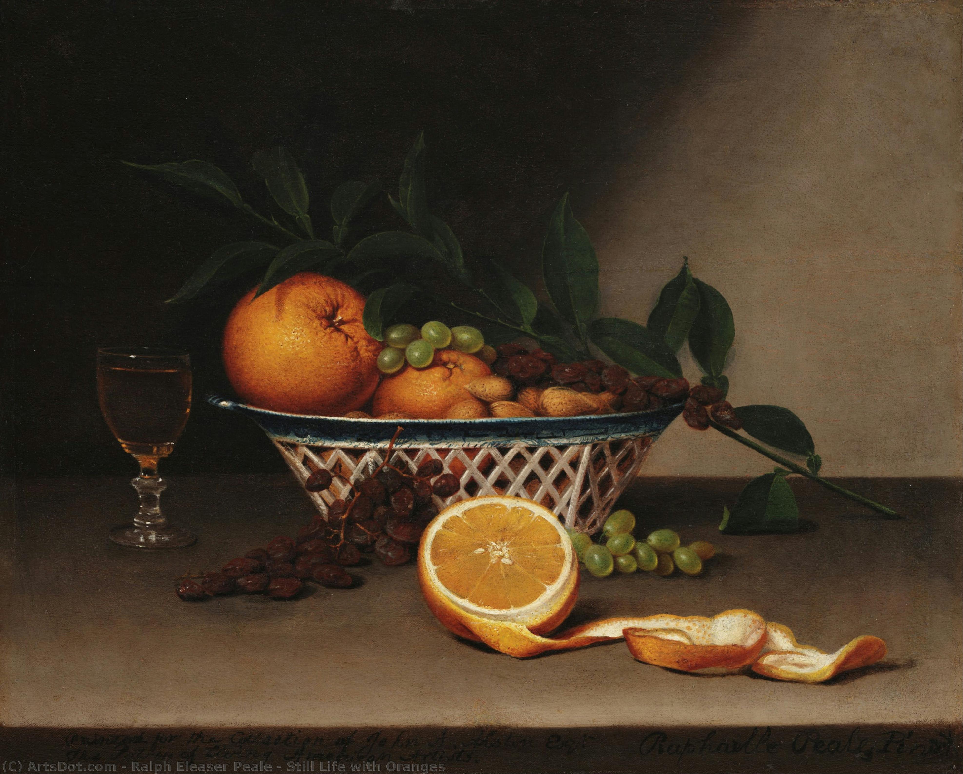 Still Life With Oranges — Ralph Eleaser Peale
