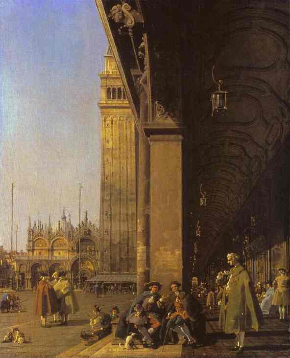 Piazza San Marco - Looking East From The South-west Corner — Canaletto