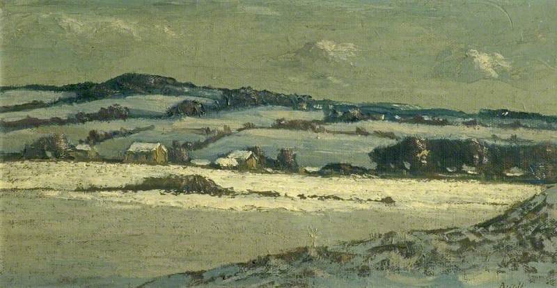 Snow At Woodhay, Hampshire — George William Bissill