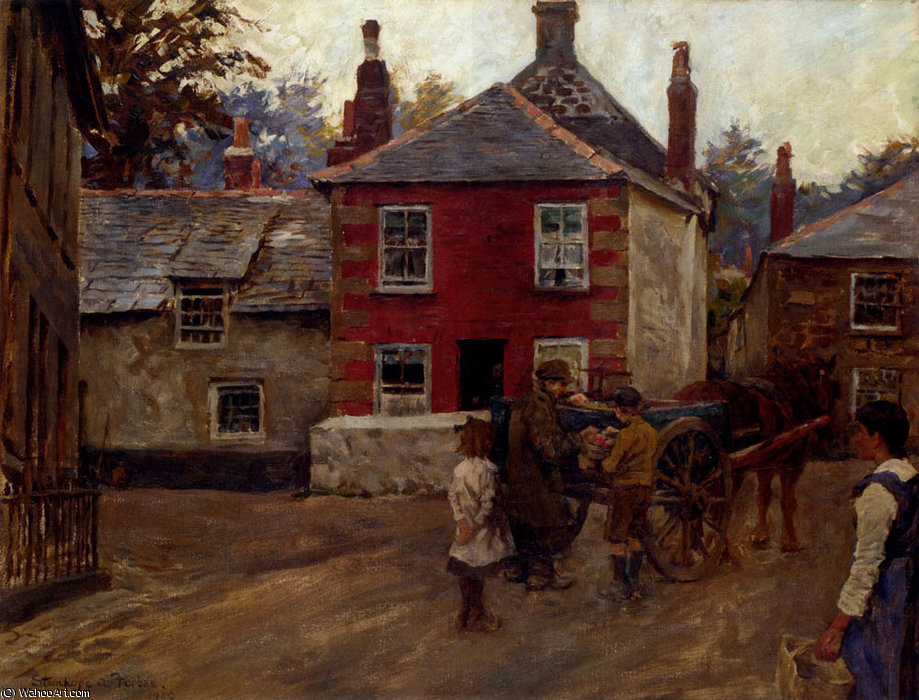 The Fruit Seller — Elizabeth Adela Stanhope Forbes