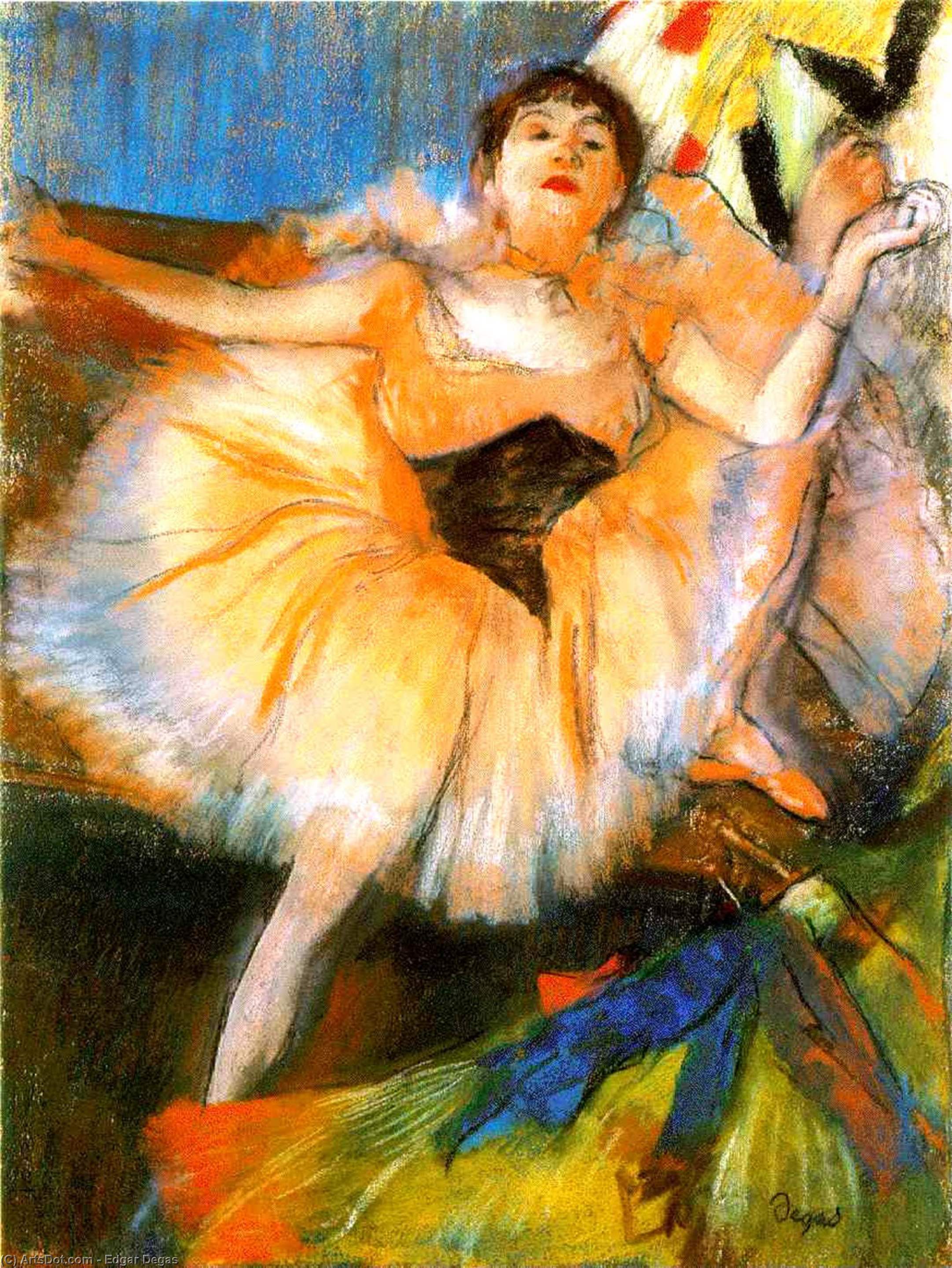 Seated Dancer — Edgar Degas