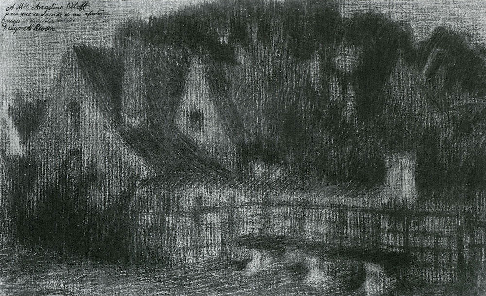 Beguinage A Bruges — Diego Rivera
