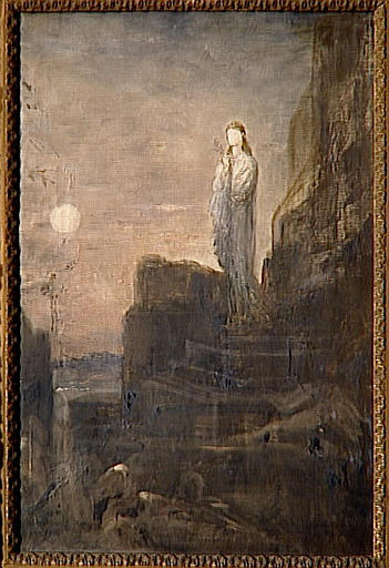 Hélène Sur Les Remparts De Troie — Gustave Moreau