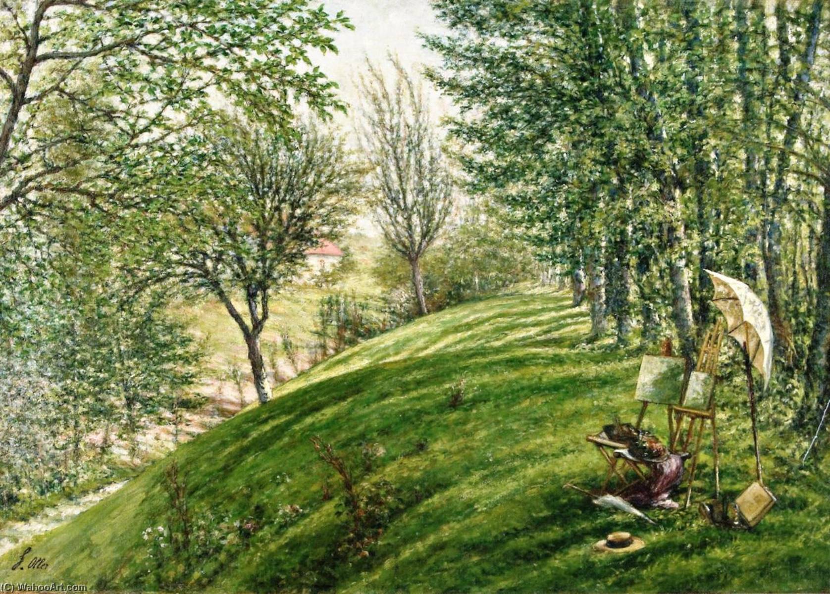 French Landscape Ii — Francisco Oller
