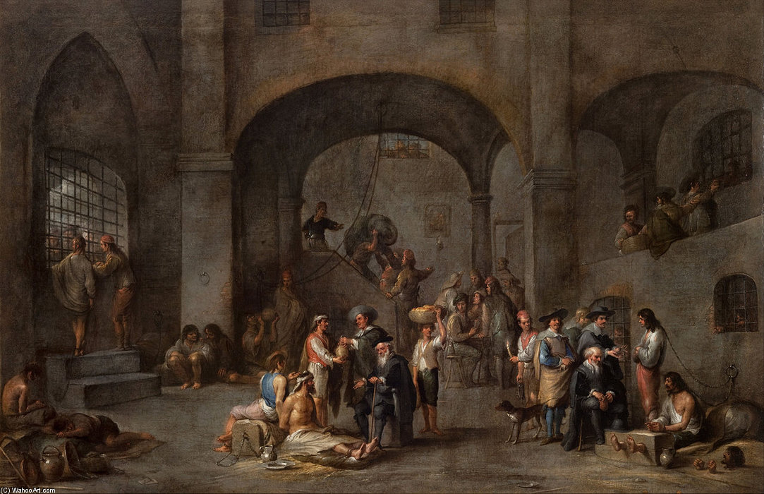 To Visit The Imprisoned — Cornelis De Wael