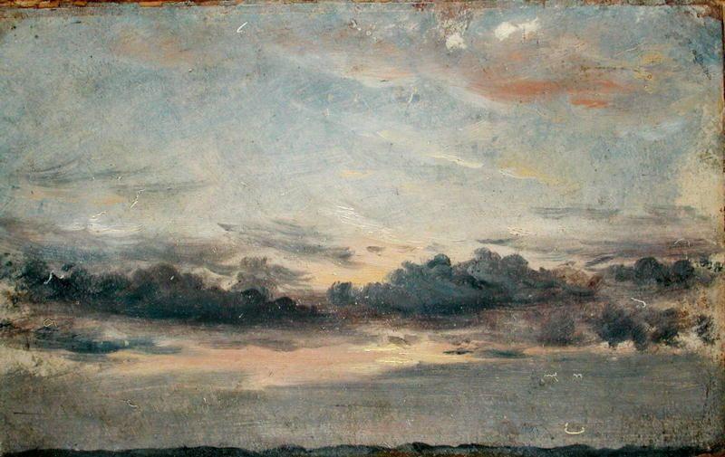 A Cloud Study, Sunset — John Constable