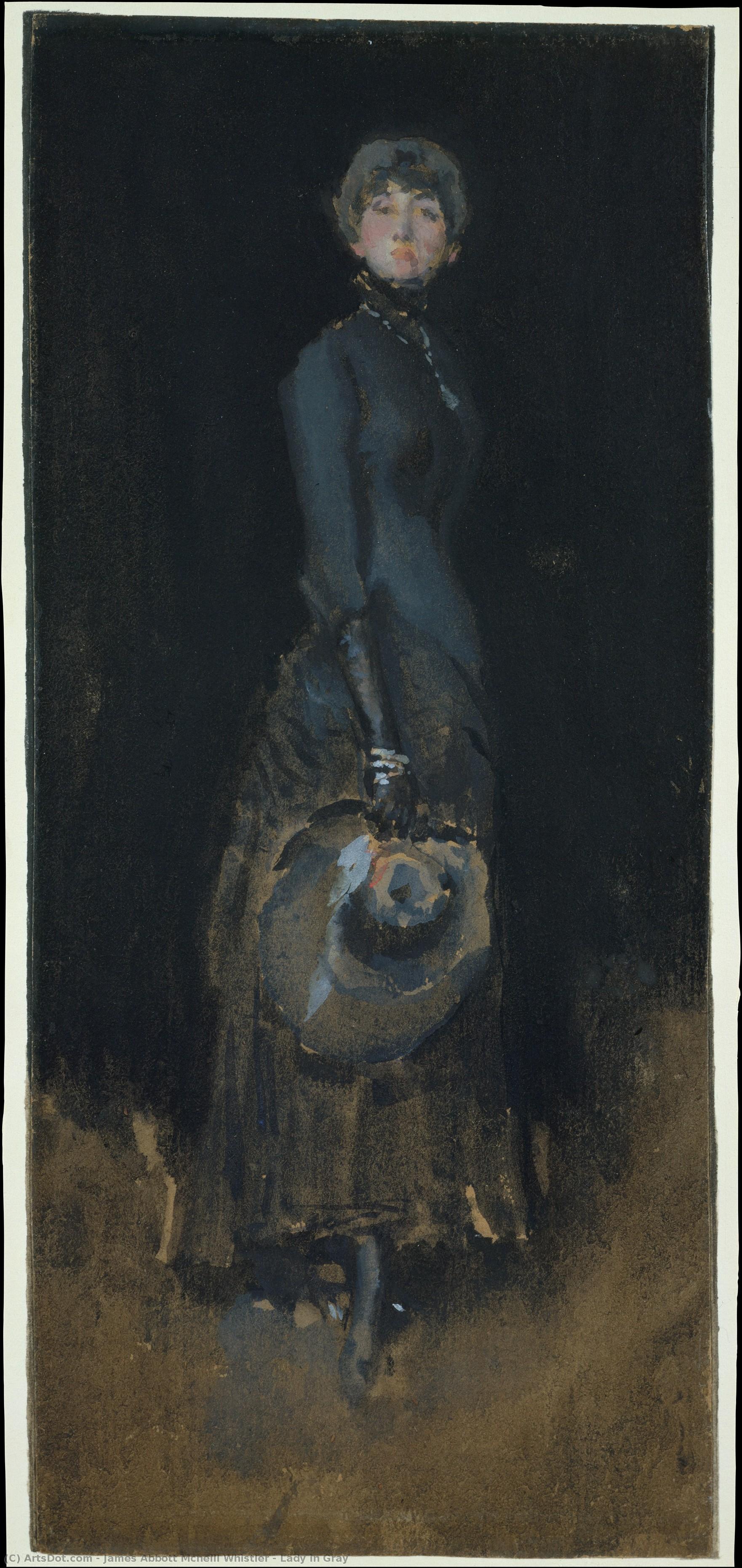 Lady In Gray — James Abbott Mcneill Whistler