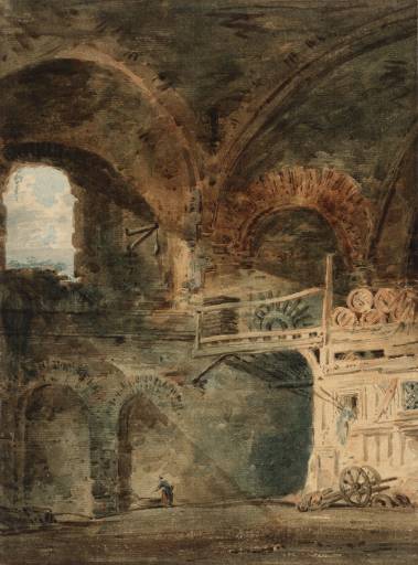 The Ruins Of The Emperor Julian's Baths, Hôtel De Cluny, Paris — Thomas Girtin