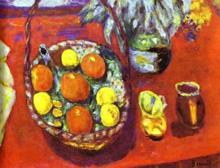 Fruit Basket — Pierre Bonnard