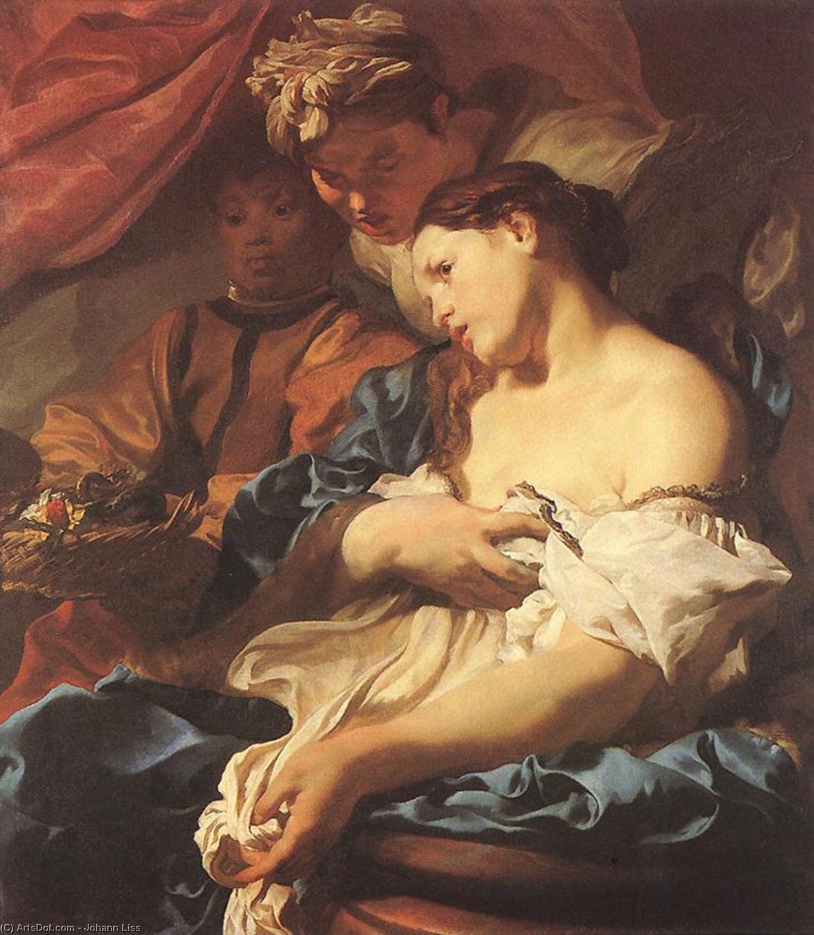 The Death Of Cleopatra — Johann Liss