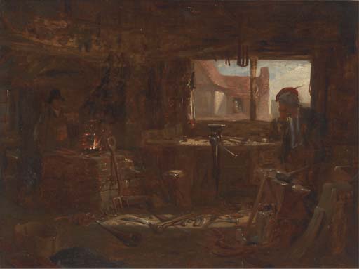 A Distraction From Chores — Frederick Goodall
