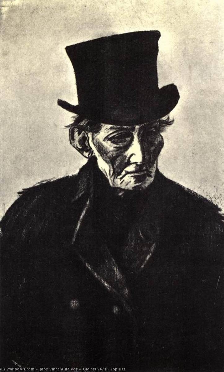 Old Man With Top Hat — Joos Vincent De Vos