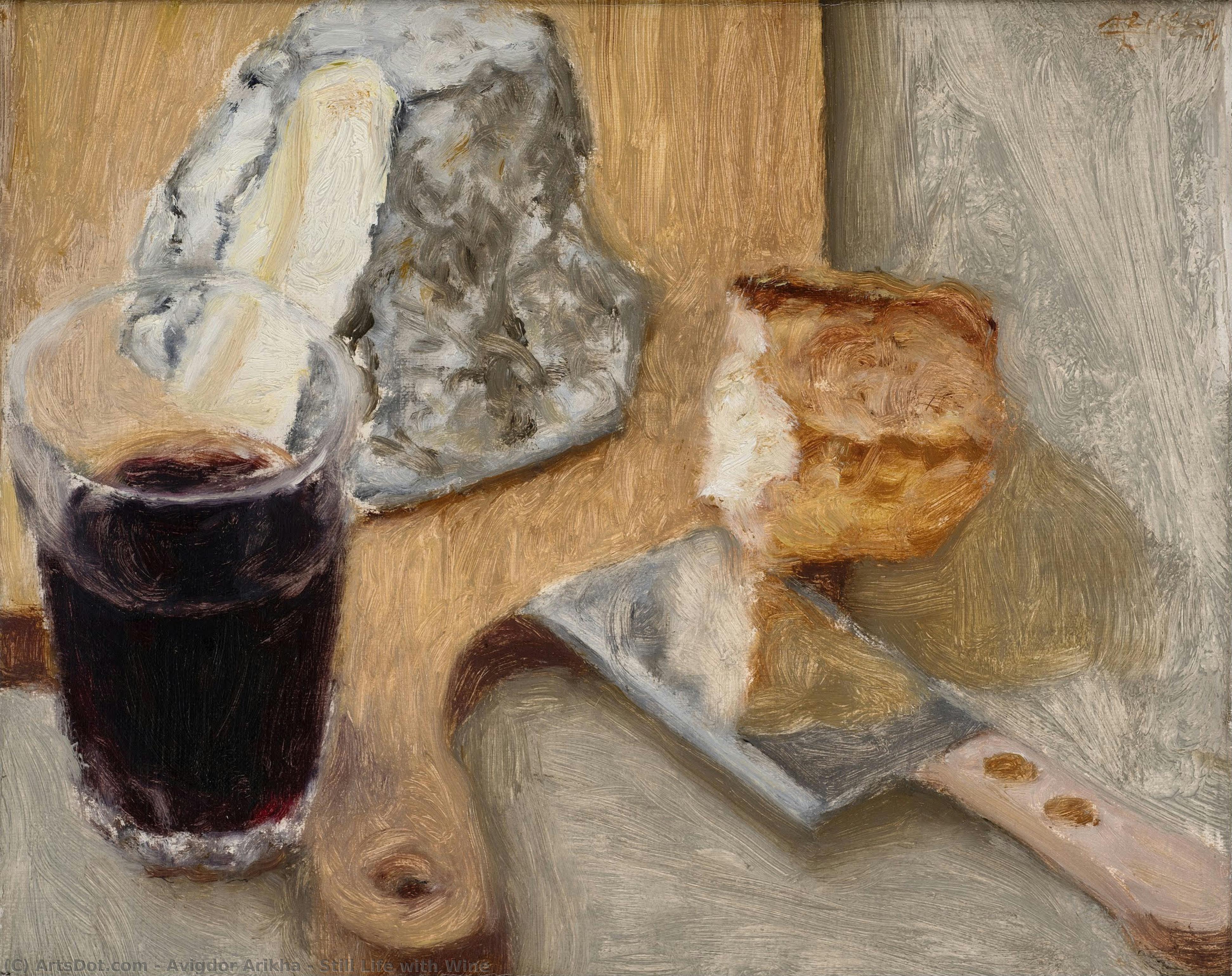 Still Life With Wine — Avigdor Arikha