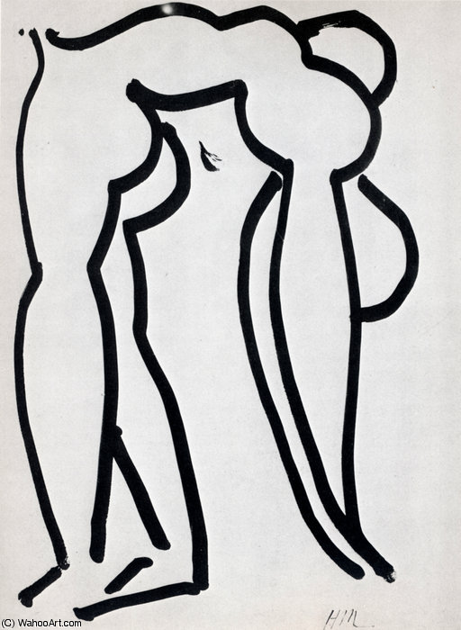 Acrobate Pinceau Et Encre Paris, Musée National D'art Moderne — Henri Matisse