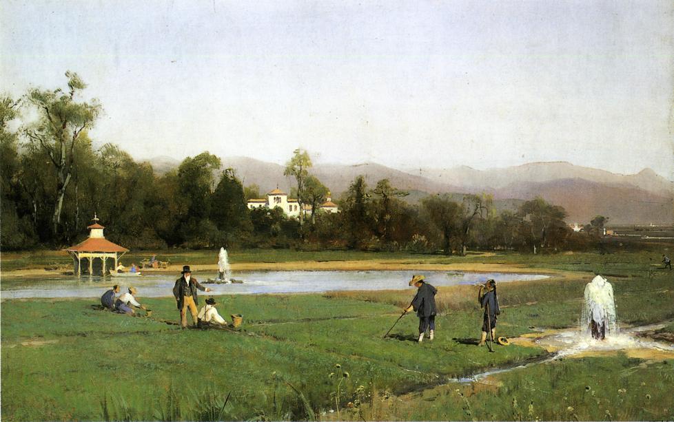 Irrigating At Strawberry Farm — Thomas Hill