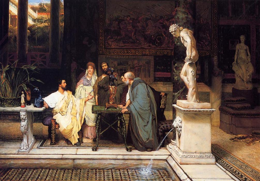 A Roman Art Lover — Lourens Alma Tadema