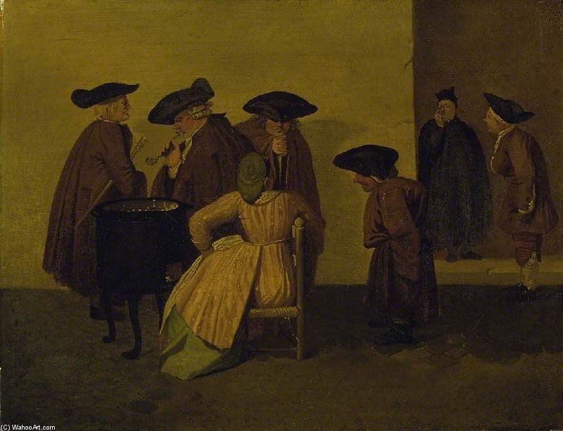 Interior Of An Italian Coffee House — Thomas Patch