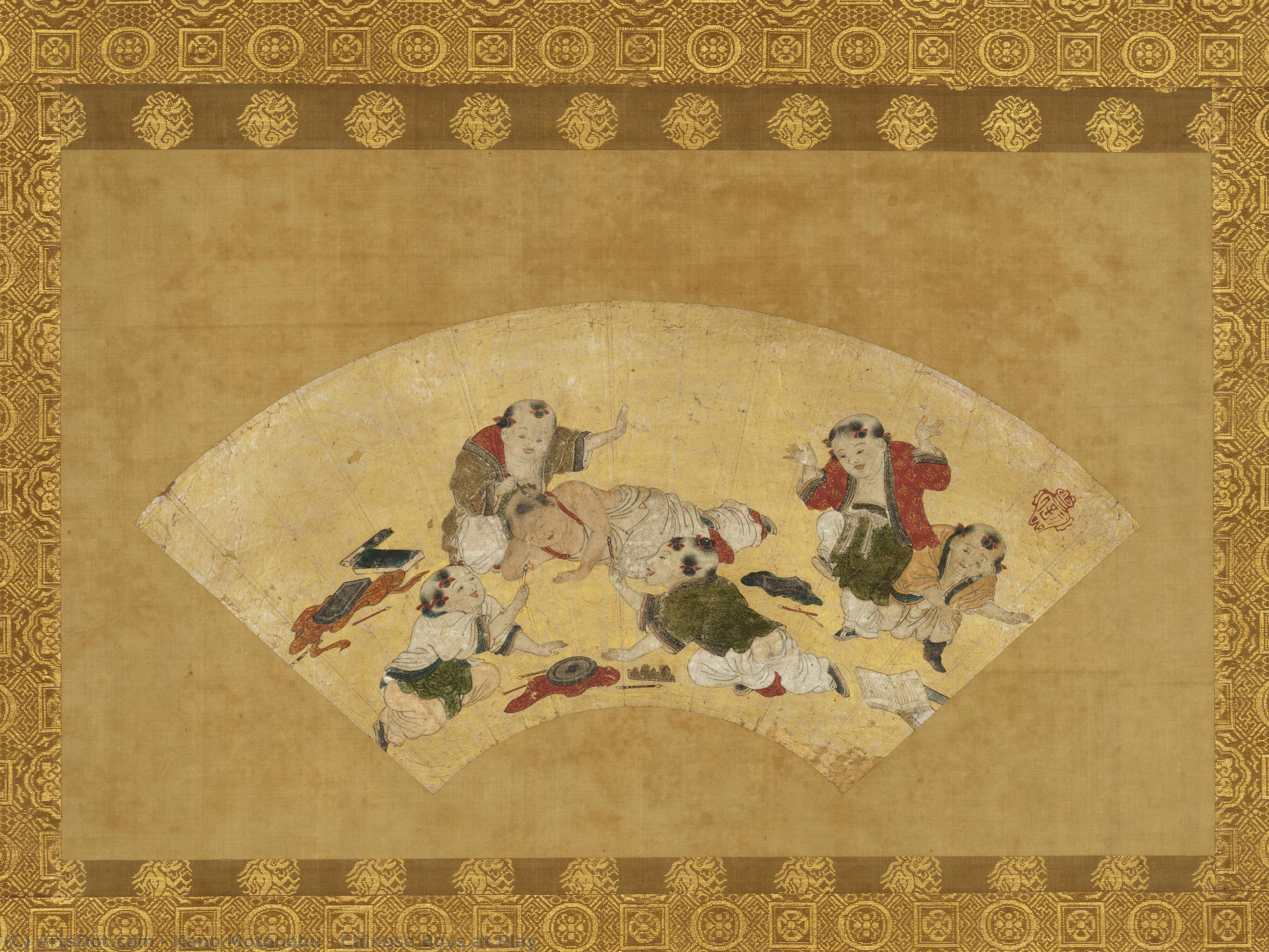 Chinese Boys At Play — Kano Motonobu